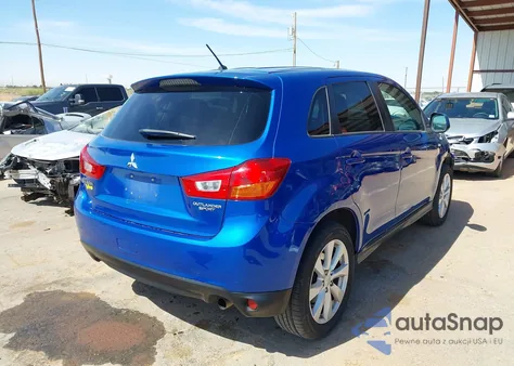 2015 Mitsubishi Outlander Sport Es из США, поврежденный, VIN 4A4AP3AU1FE002251